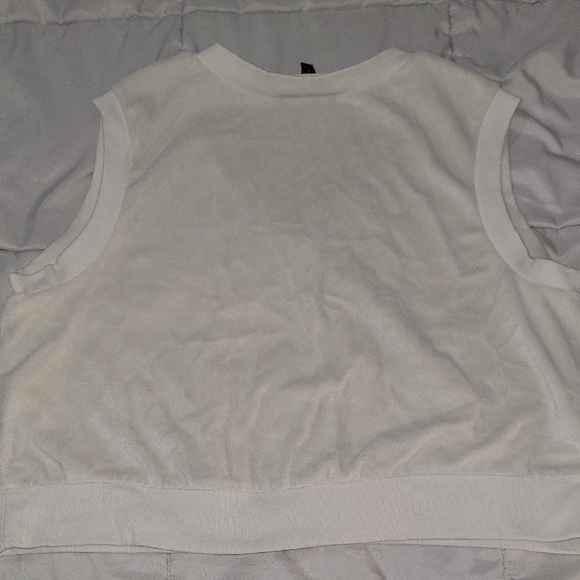 Universal Thread Cream Ribbed Top - Picture 4 of 4